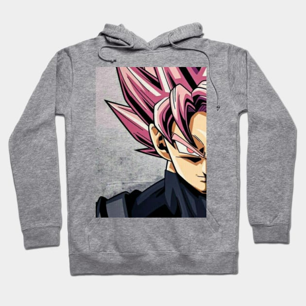 Goku Black Rose Hoodie by phxaz